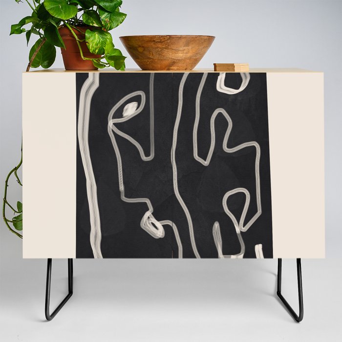 Abstract Loose Line 2 Credenza