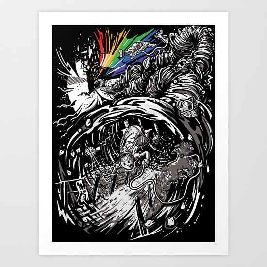 Dark Side of the Rainbow Art Print