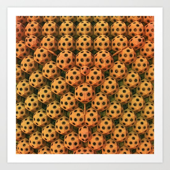 Little Speckled Balls Art Print