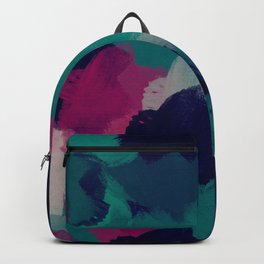 Dark Tropical Green Paint Backpack