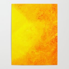 Yellow abstract Poster