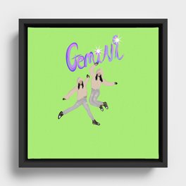 Gemini Framed Canvas
