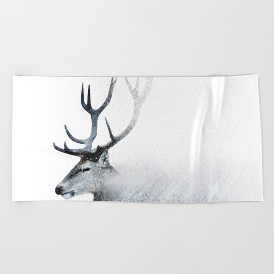 Oh Deer Beach Towel