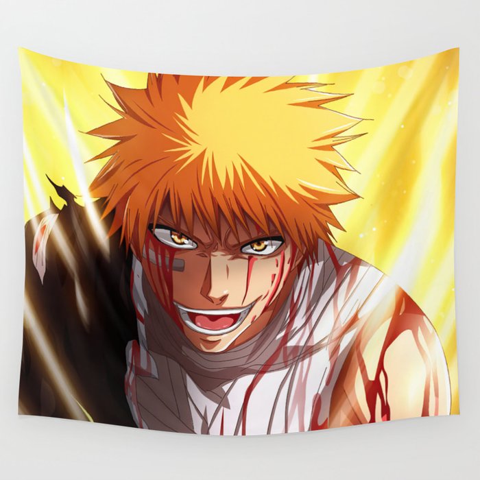 Bleach Ichigo Wall Tapestry by Faizah Quinn Society6
