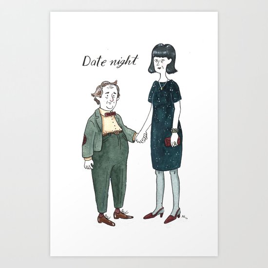 Date Night Art Print