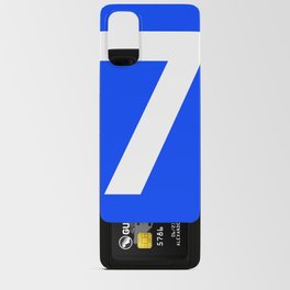 Number 7 (White & Blue) Android Card Case