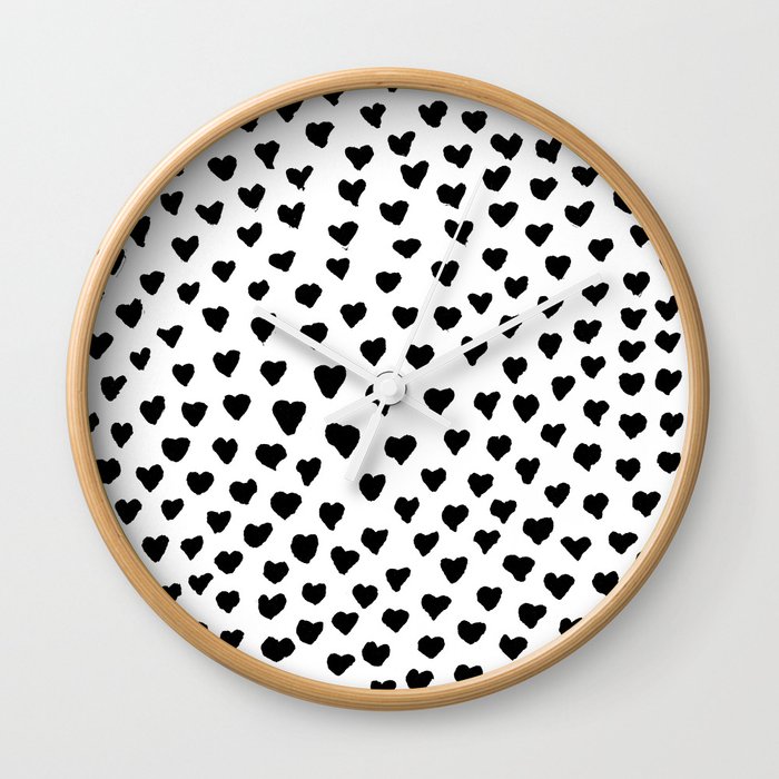 Black Heart Wall Clock