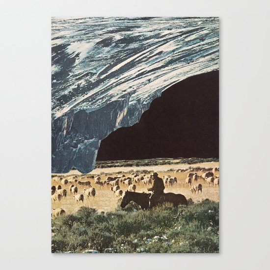 the last herd Canvas Print