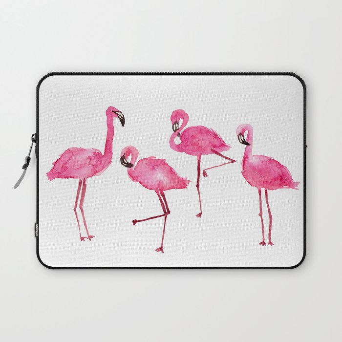 pink flamingos Laptop Sleeve