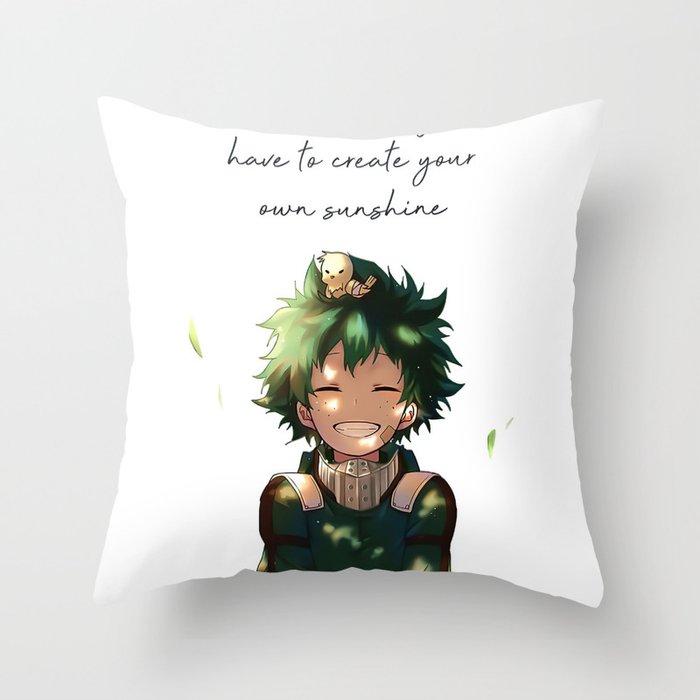 Boku No Hero Academia Throw Pillow by Selena Moore Society6