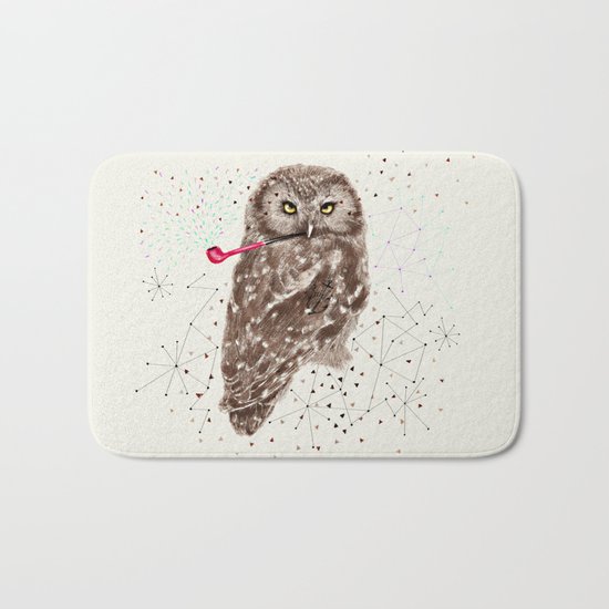Mr.Owl III Bath Mat