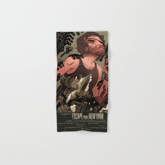 Escape From New York Poster Hand & Bath Towel