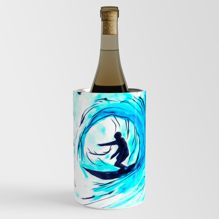 Solo - Surfing the big blue wave Wine Chiller