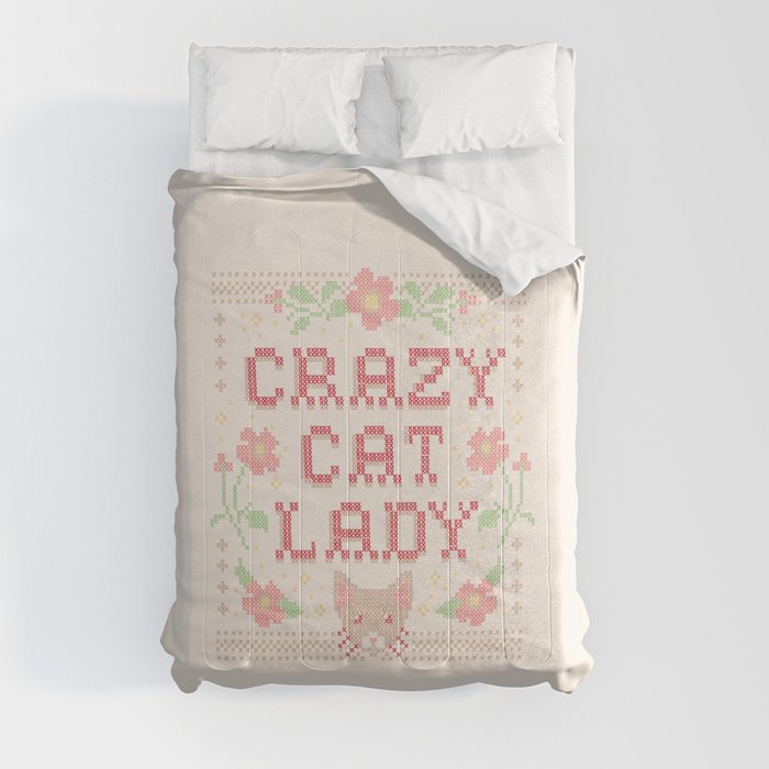Crazy Cat Lady Comforter