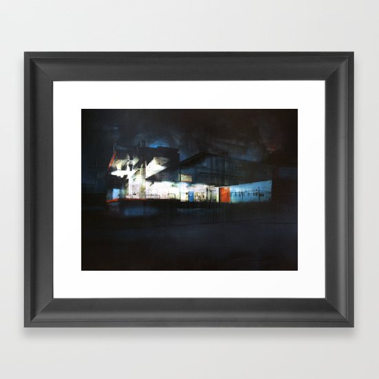 The Ice Docks Framed Art Print
