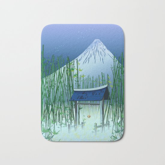 A moonless night Bath Mat