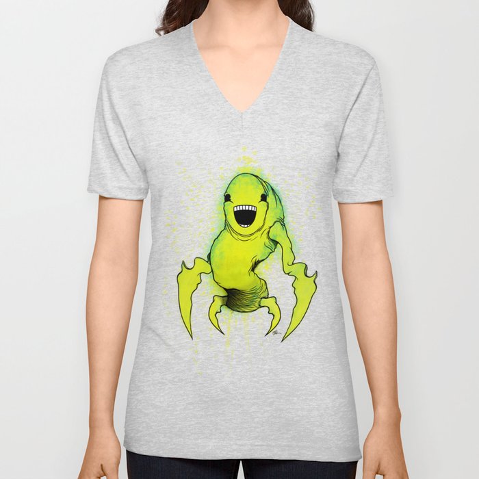 Smiling Mantis V Neck T Shirt