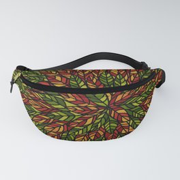 Autumn Ink Leaves Fanny Pack