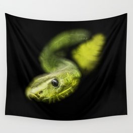 Spiked Green Snake Wall Tapestry