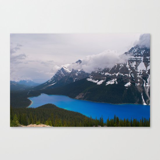 Bright Blue Body Canvas Print