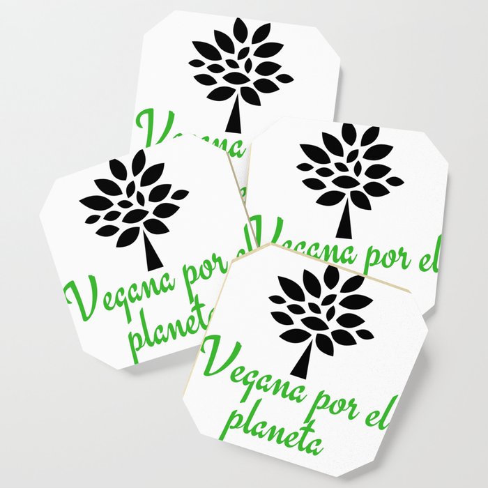 Vegana por el planeta | Vegan for the planet Coaster