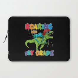 First grade dinosaur first day of school Laptop Sleeve