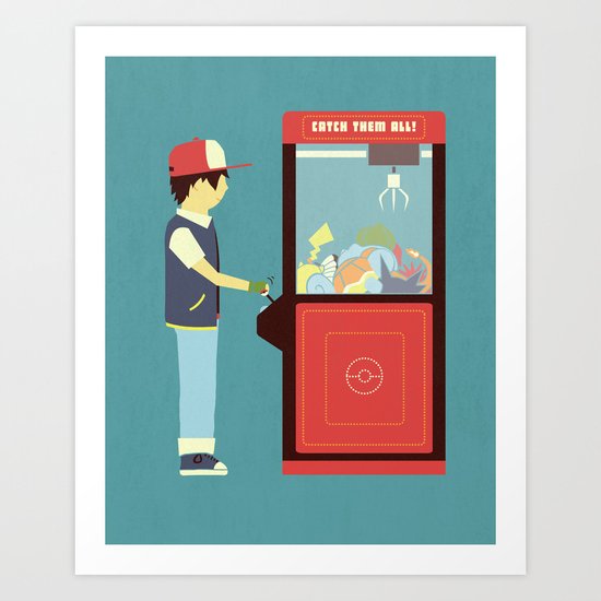 Claw Machine Art Print