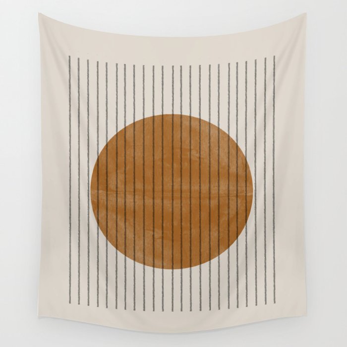 Autumn Moon Wall Tapestry