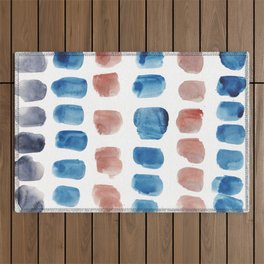 16  Minimalist Art 220419 Abstract Expressionism Watercolor Painting Valourine Design  Outdoor Rug