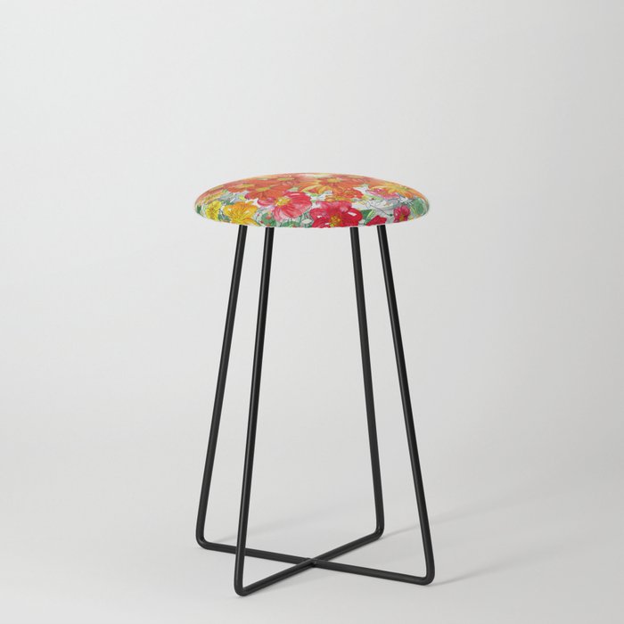 Flower 5 Counter Stool