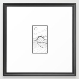 Fluid Movement  Framed Art Print