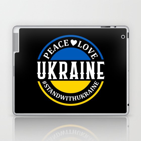 Peace Love Ukraine Laptop & iPad Skin