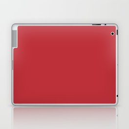 Cardinal Red Solid Color Popular Hues - Patternless Shades of Red Collection - Hex Value #BD3039 Laptop Skin