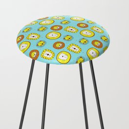 Funny head lions Counter Stool
