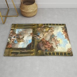 The Birth of Venus, and the Gods of Olympus Area & Throw Rug