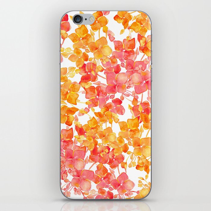 Red and Orange Blooms iPhone Skin