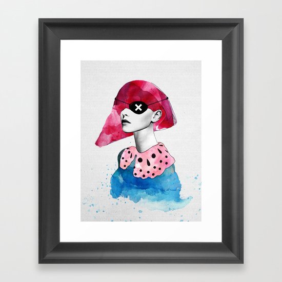 Patch Framed Art Print