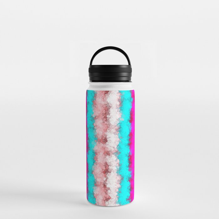 Colored clouds Water Bottle
