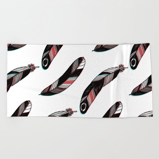 FEATHERS Beach Towel