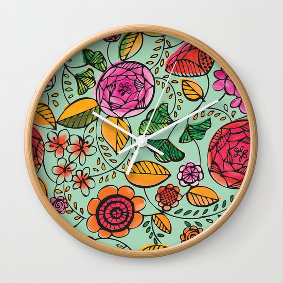 Garden Variety Wall Clock