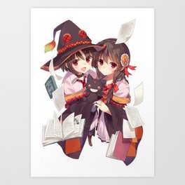 Anime Girls Art Prints Society6