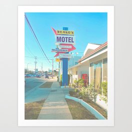 MOTEL Art Print