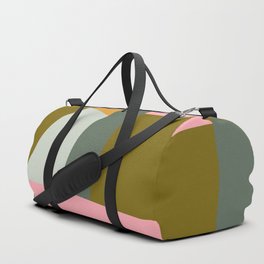 Abstraction 7 | Pink and Green Duffle Bag