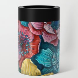 Bright Happy Bouquet Can Cooler