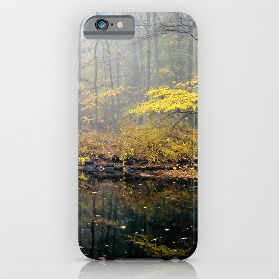 mist on the river iPhone & iPod Case