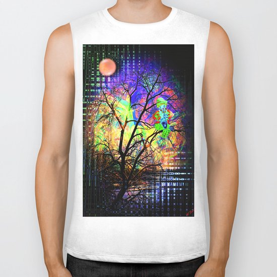 Funny World Clown Biker Tank