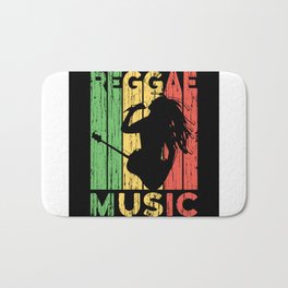 Reggae Bath Mat | Gift, Reggaeshirt, Reggae, Rastafari, Giftidea, Dreadlocks, Reggaetshirt, Concert, Reggaeton, Graphicdesign 