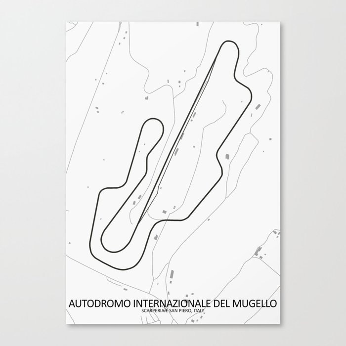 Mugello Circuit, Autodromo Internazionale del Mugello Canvas Print