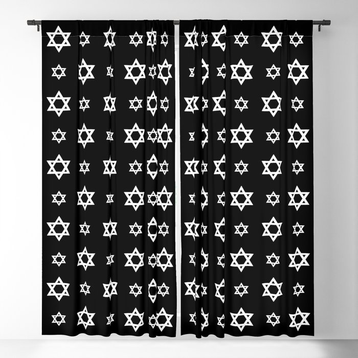 Star of David 55 Blackout Curtain