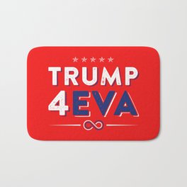Trump 4EVA 2020 re-election infinity campaign red bc Bath Mat | Protrump, Trump4Eva, 4Thofjuly, Electionday, Elections, Uspresident, Trumpsupporters, Reelection, Maga, Antisocialists 